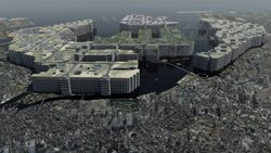 「SLAB-CITY」　- 超高密度都市の提案 - 